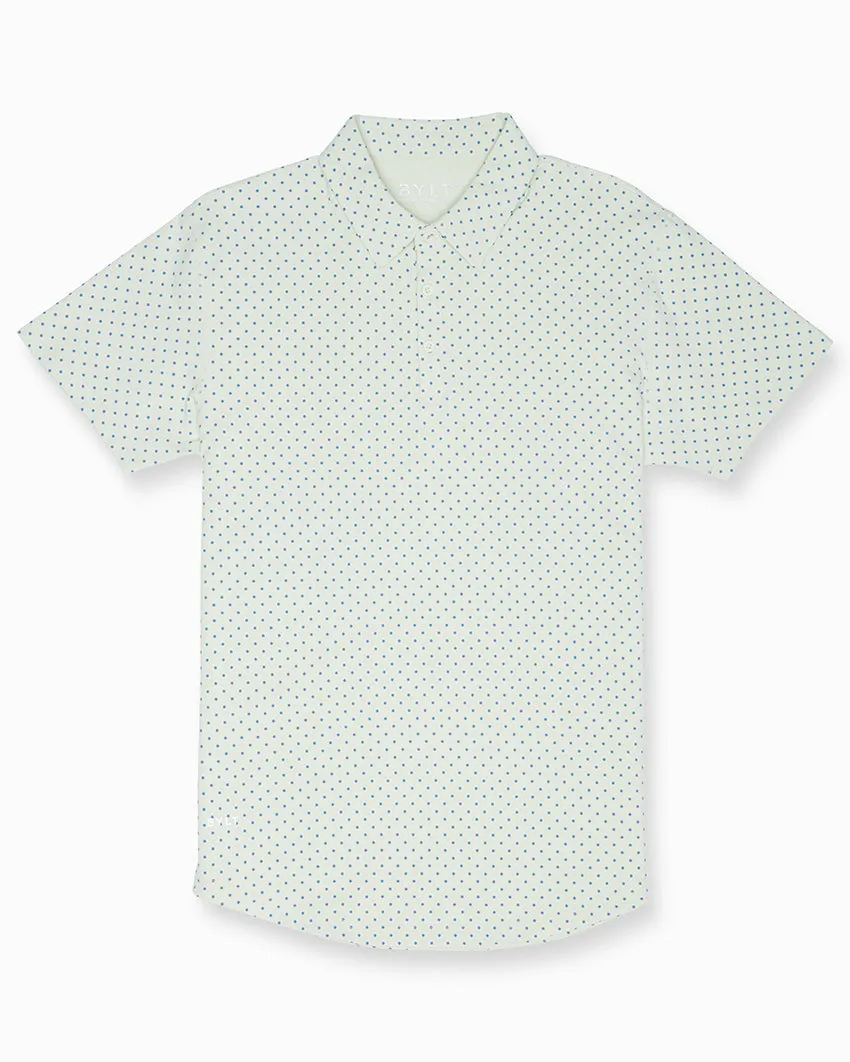 Drop-Cut: LUX Dotted Polo <!-- Size XL -->