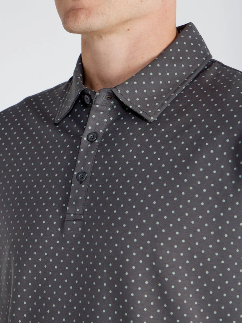 Drop-Cut: LUX Dotted Polo <!-- Size XL -->