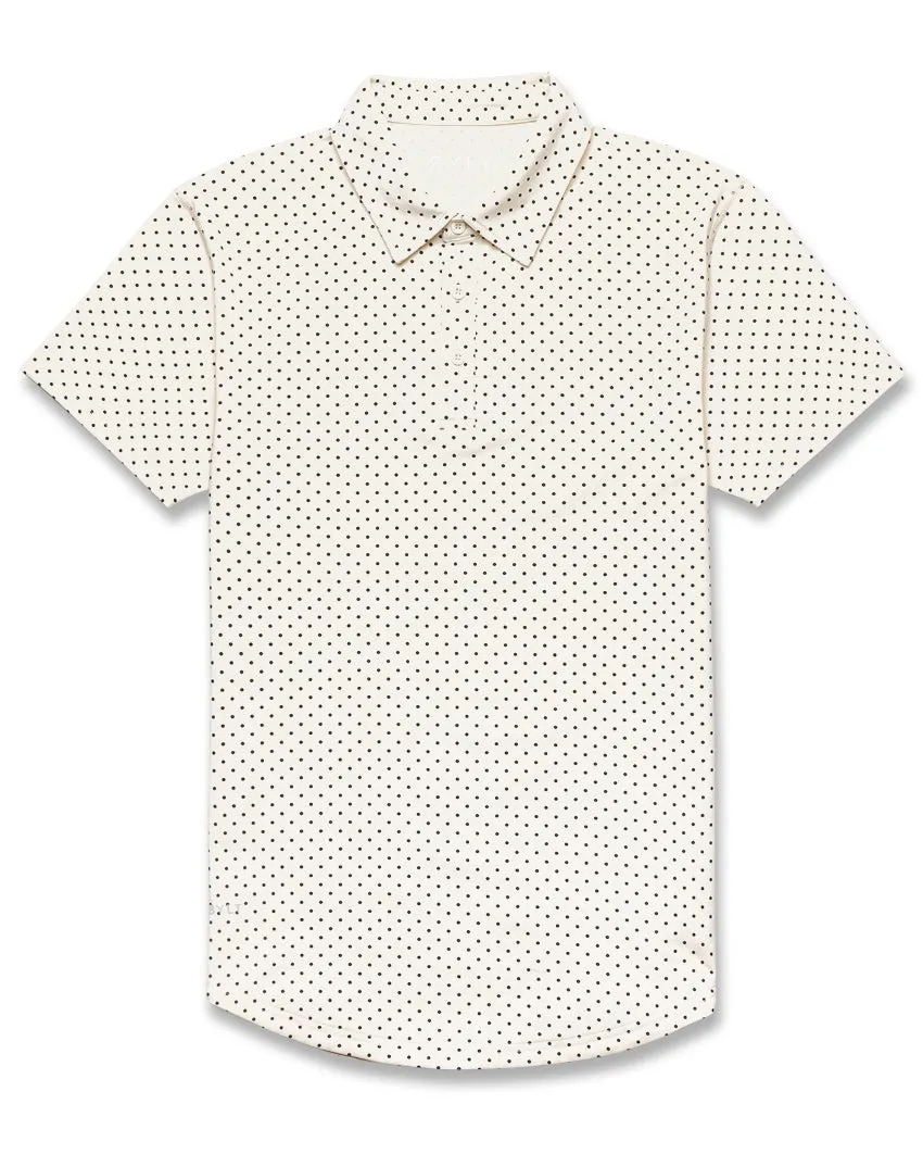 Drop-Cut: LUX Dotted Polo <!-- Size XL -->