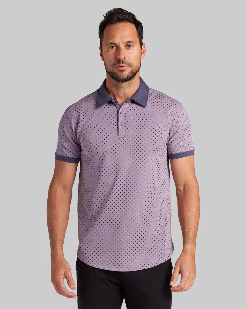 Drop-Cut: LUX Dotted Polo <!-- Size XL -->