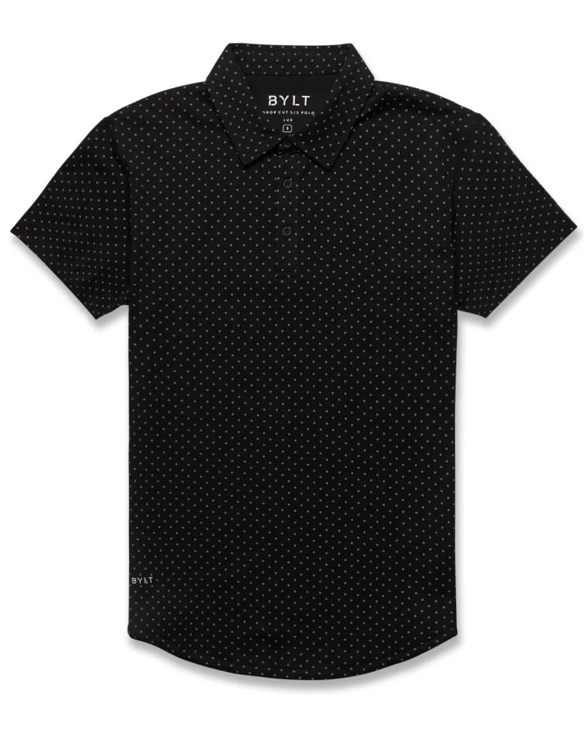 Drop-Cut: LUX Dotted Polo <!-- Size XL -->