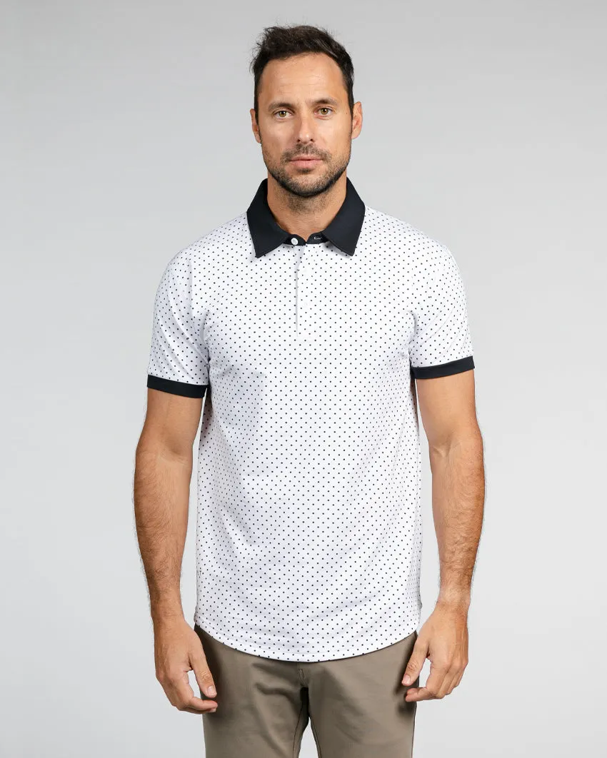 Drop-Cut: LUX Dotted Polo <!-- Size XL -->