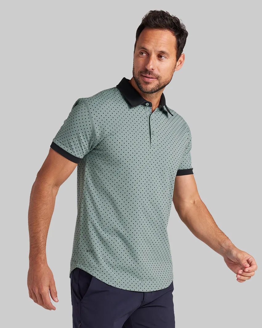 Drop-Cut: LUX Dotted Polo <!-- Size XL -->