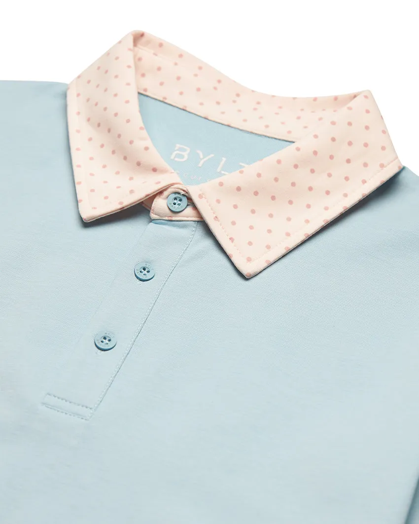 Drop-Cut: LUX Dotted Polo <!-- Size XL -->