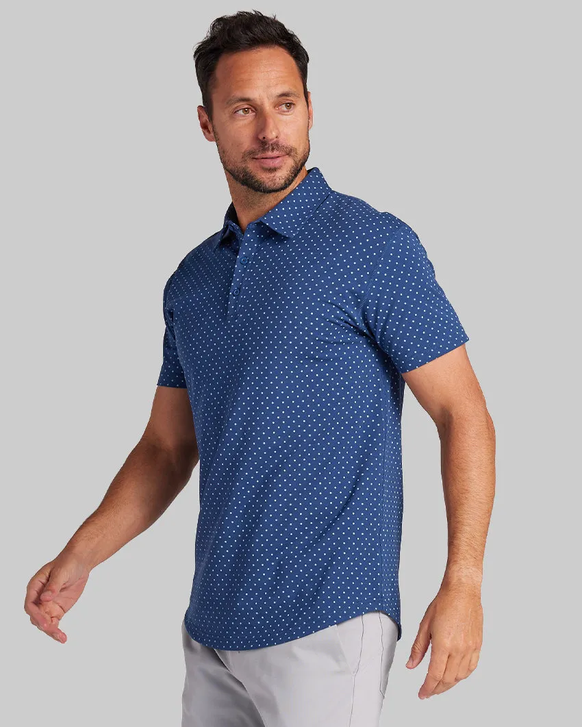 Drop-Cut: LUX Dotted Polo <!-- Size XL -->