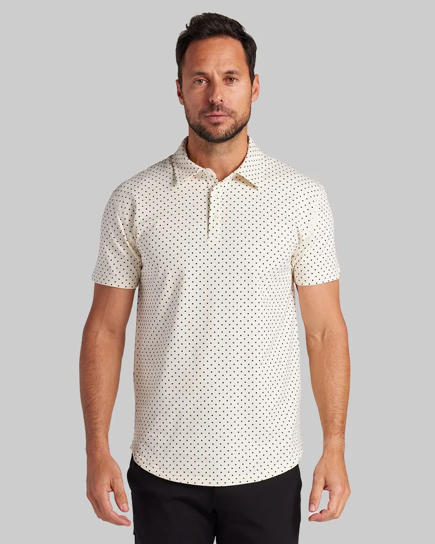 Drop-Cut: LUX Dotted Polo <!-- Size XL -->