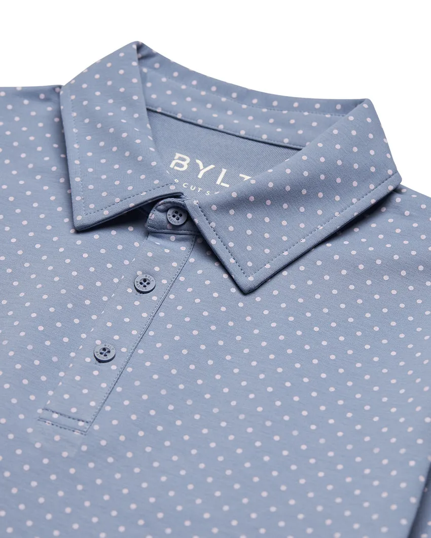 Drop-Cut: LUX Dotted Polo <!-- Size XL -->