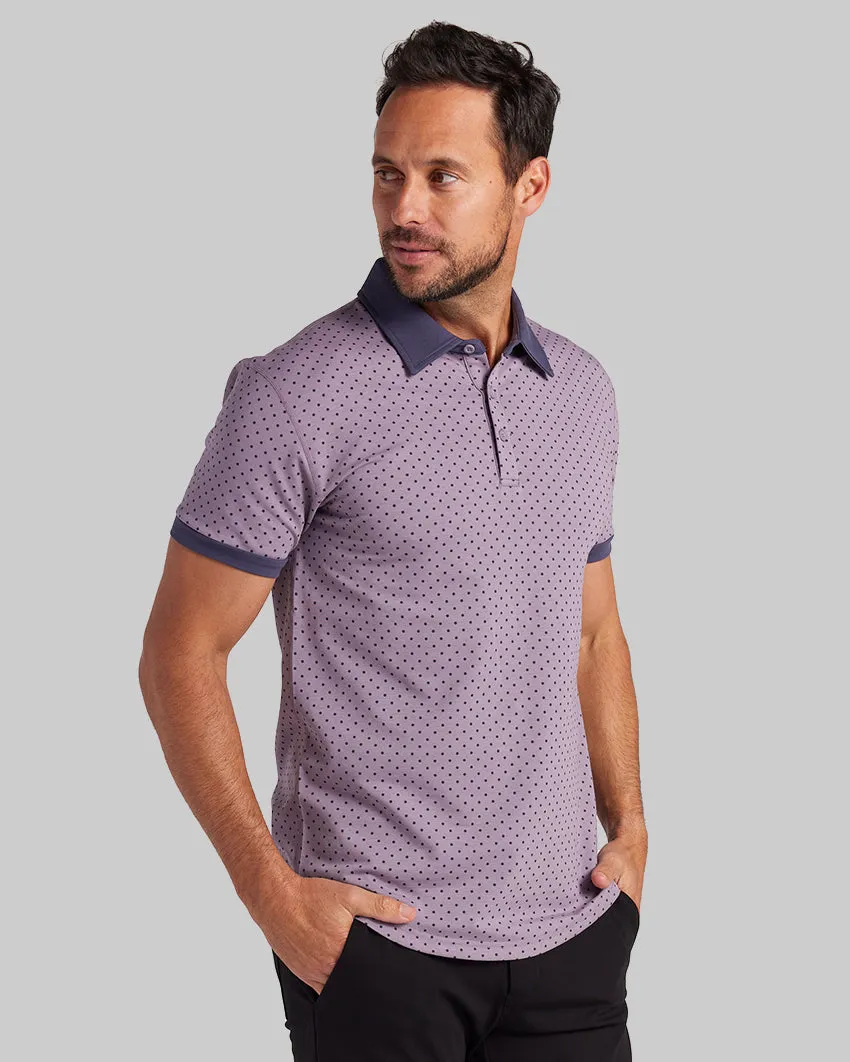 Drop-Cut: LUX Dotted Polo <!-- Size XL -->