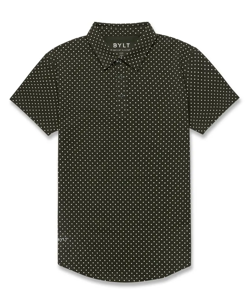 Drop-Cut: LUX Dotted Polo <!-- Size XL -->