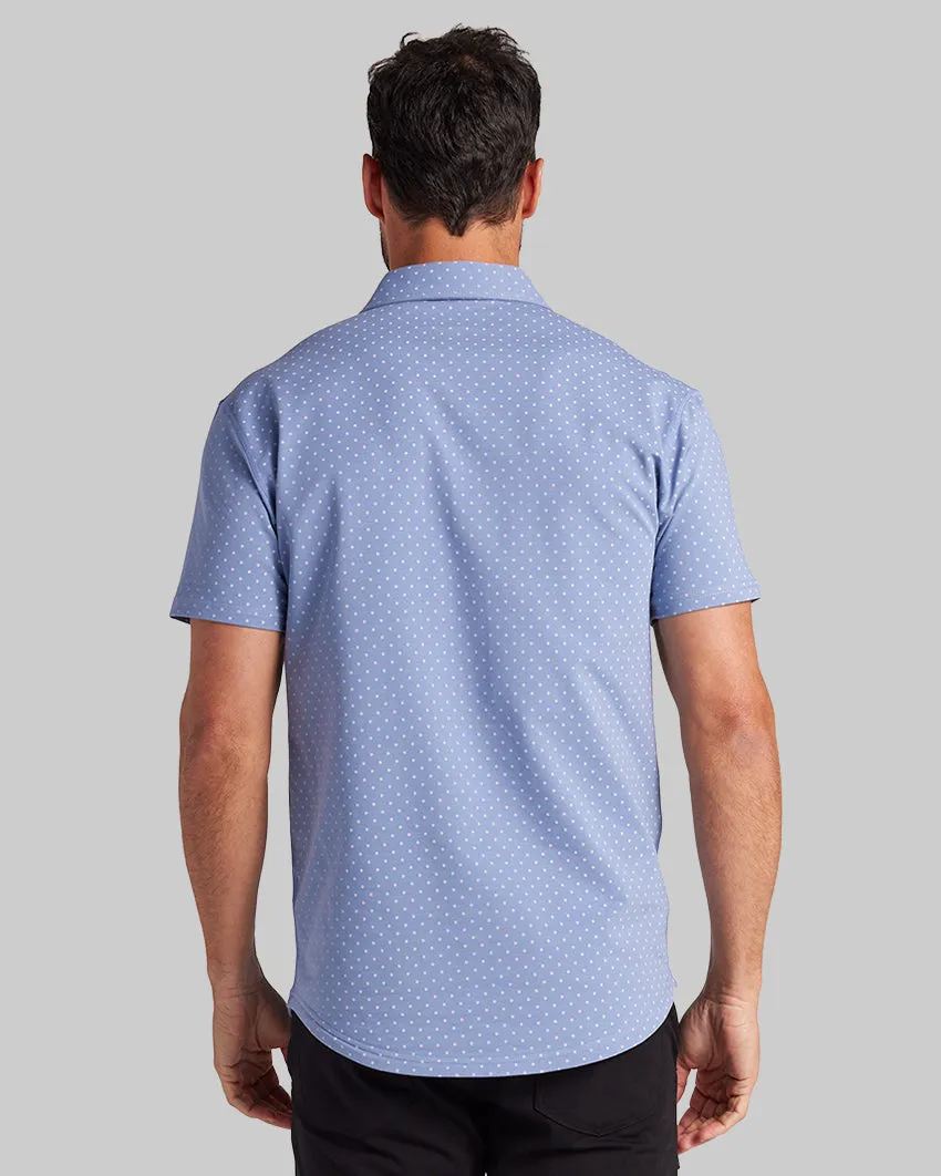 Drop-Cut: LUX Dotted Polo <!-- Size XL -->