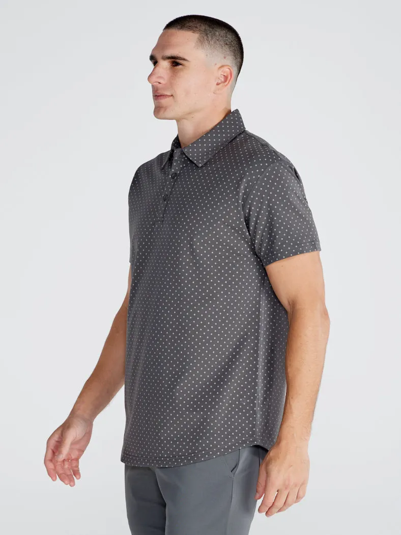 Drop-Cut: LUX Dotted Polo <!-- Size XL -->