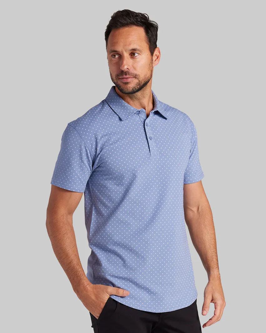 Drop-Cut: LUX Dotted Polo <!-- Size XL -->