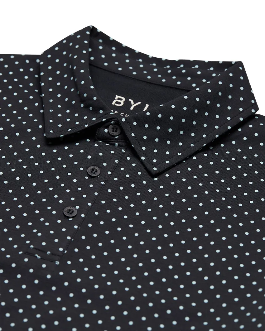 Drop-Cut: LUX Dotted Polo <!-- Size XL -->