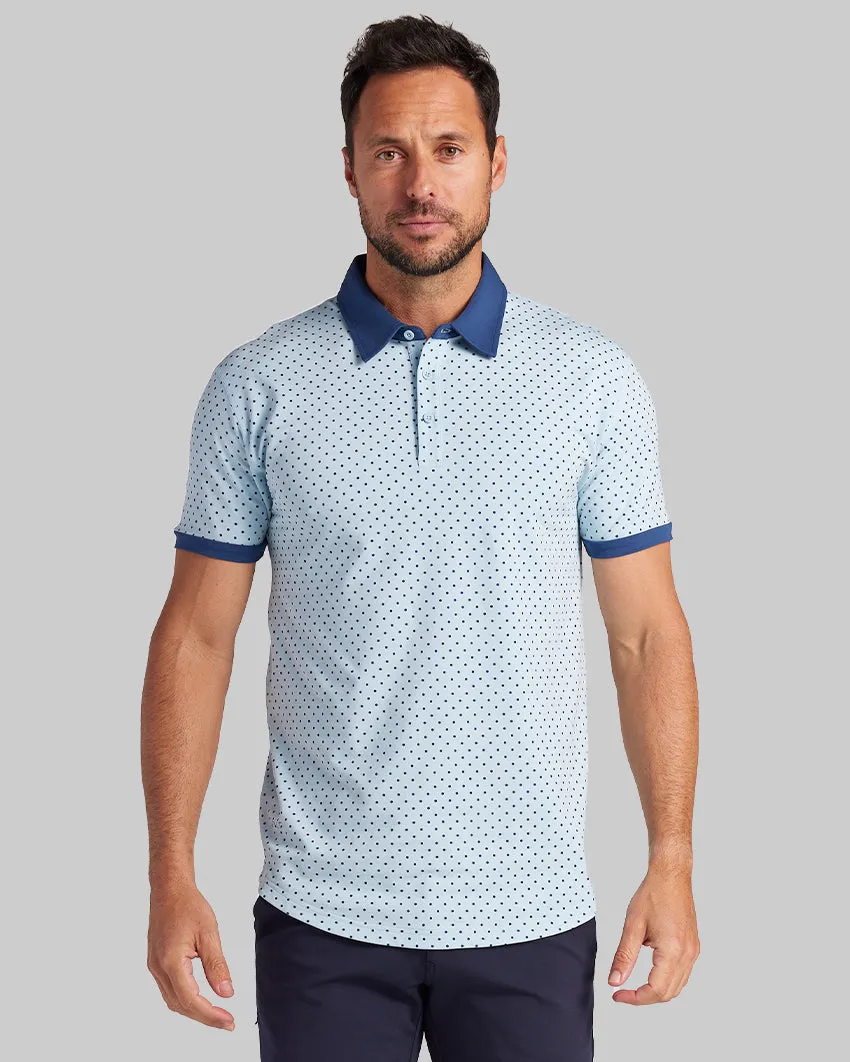 Drop-Cut: LUX Dotted Polo <!-- Size XL -->