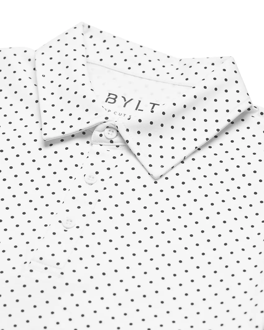 Drop-Cut: LUX Dotted Polo <!-- Size XL -->