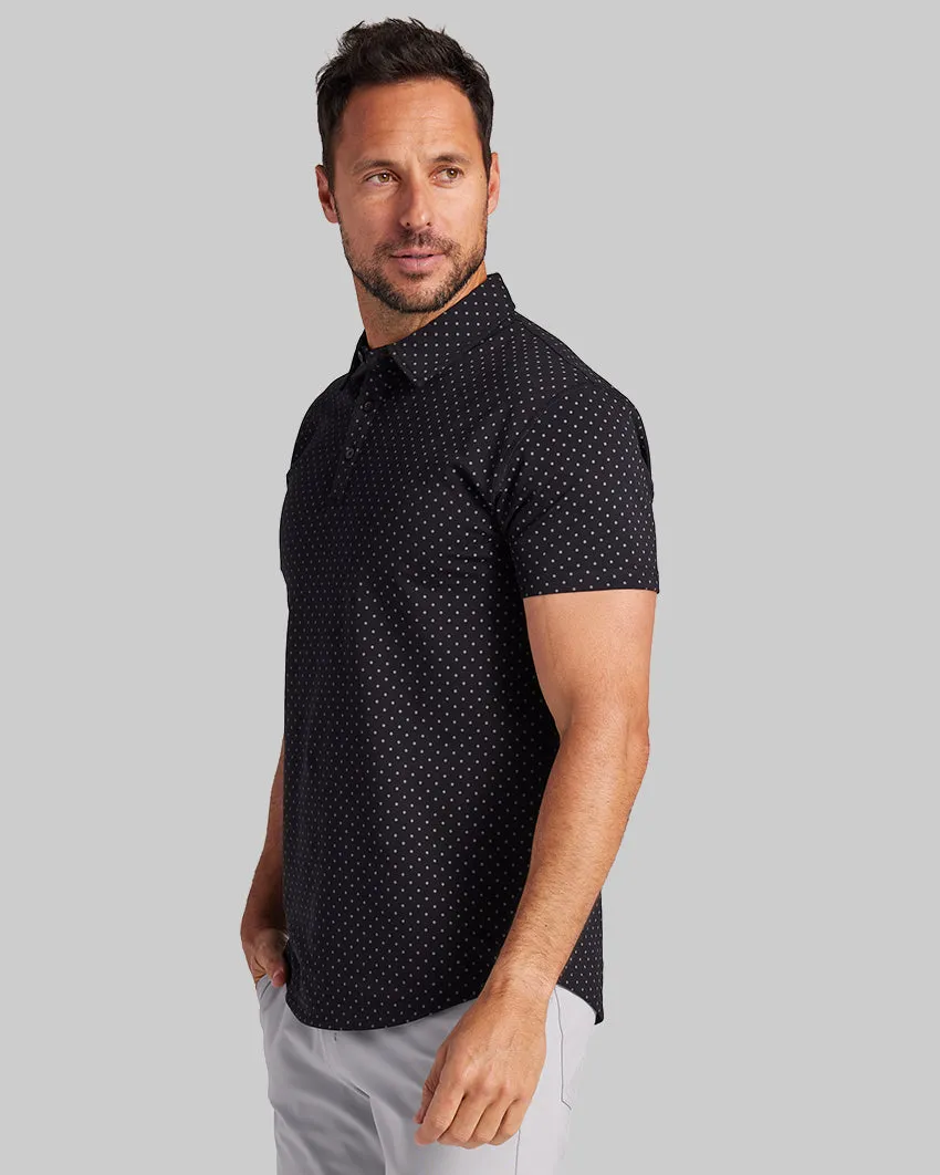 Drop-Cut: LUX Dotted Polo <!-- Size XL -->