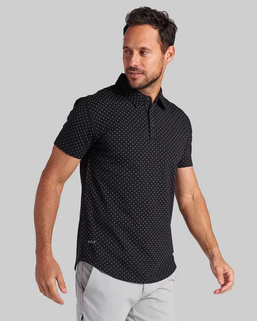 Drop-Cut: LUX Dotted Polo <!-- Size XL -->