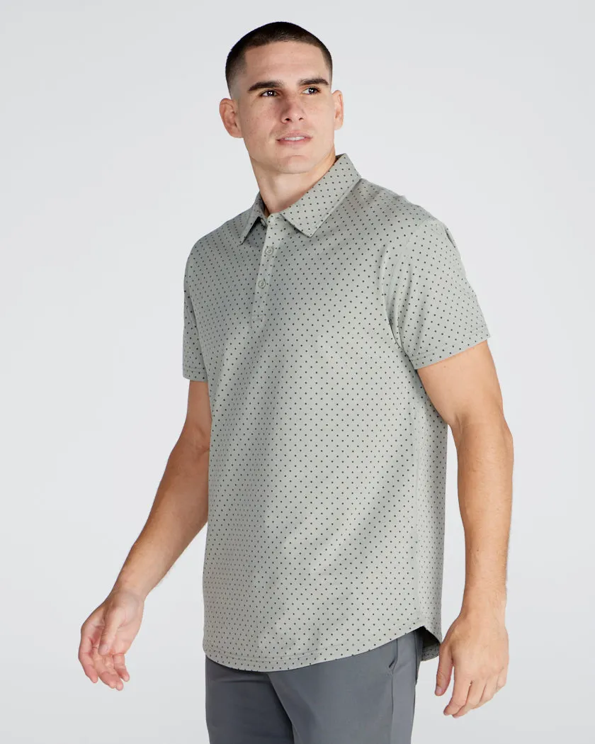 Drop-Cut: LUX Dotted Polo <!-- Size XL -->