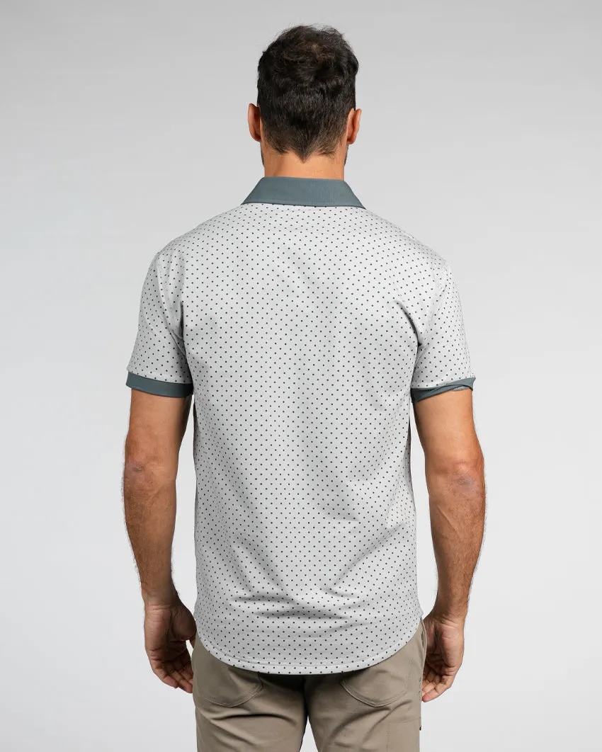 Drop-Cut: LUX Dotted Polo <!-- Size XL -->