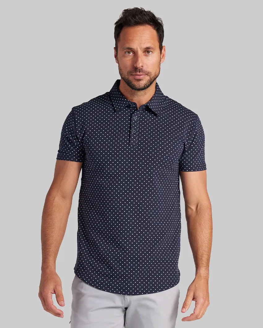 Drop-Cut: LUX Dotted Polo <!-- Size XL -->