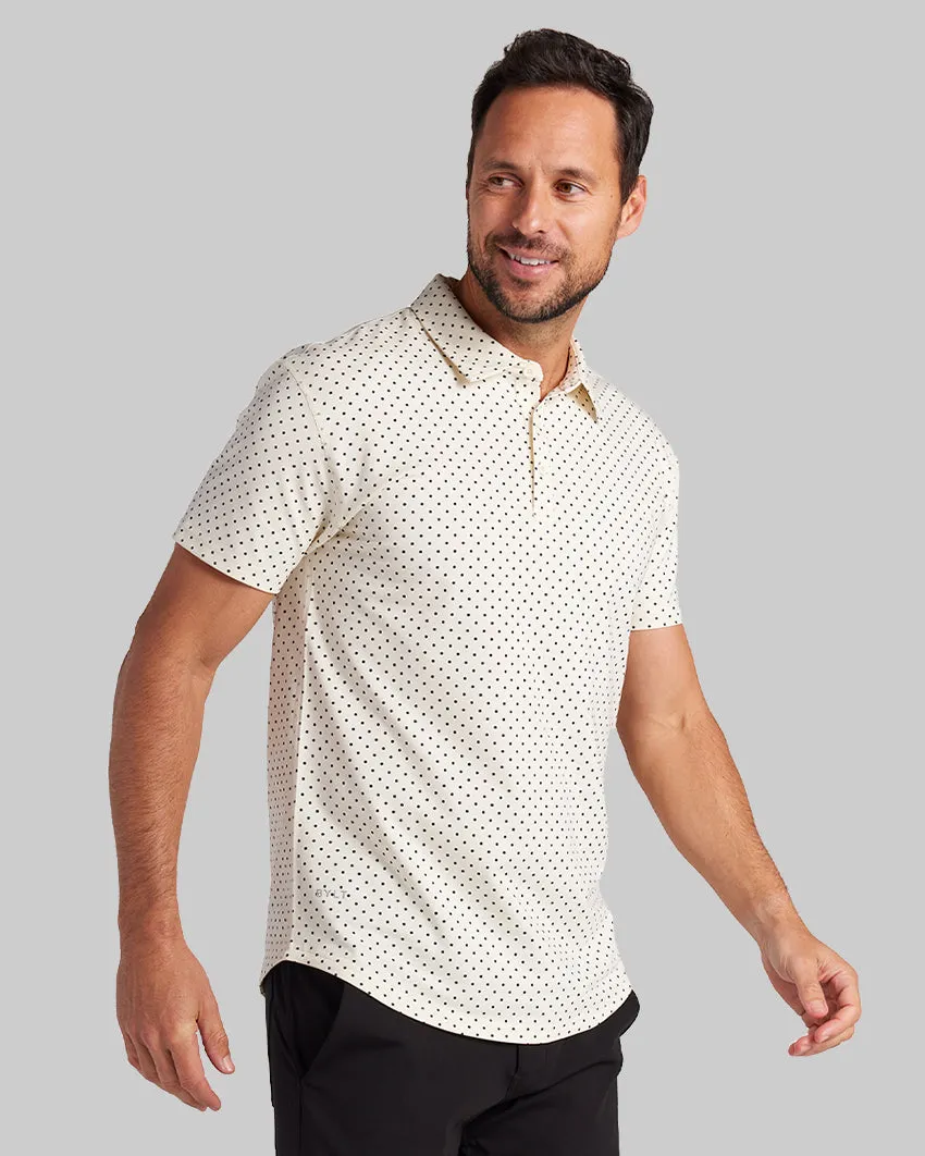 Drop-Cut: LUX Dotted Polo <!-- Size XL -->