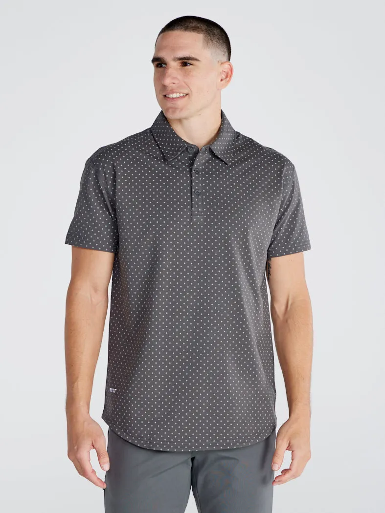 Drop-Cut: LUX Dotted Polo <!-- Size XL -->