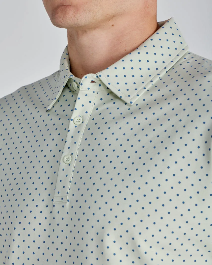 Drop-Cut: LUX Dotted Polo <!-- Size XL -->