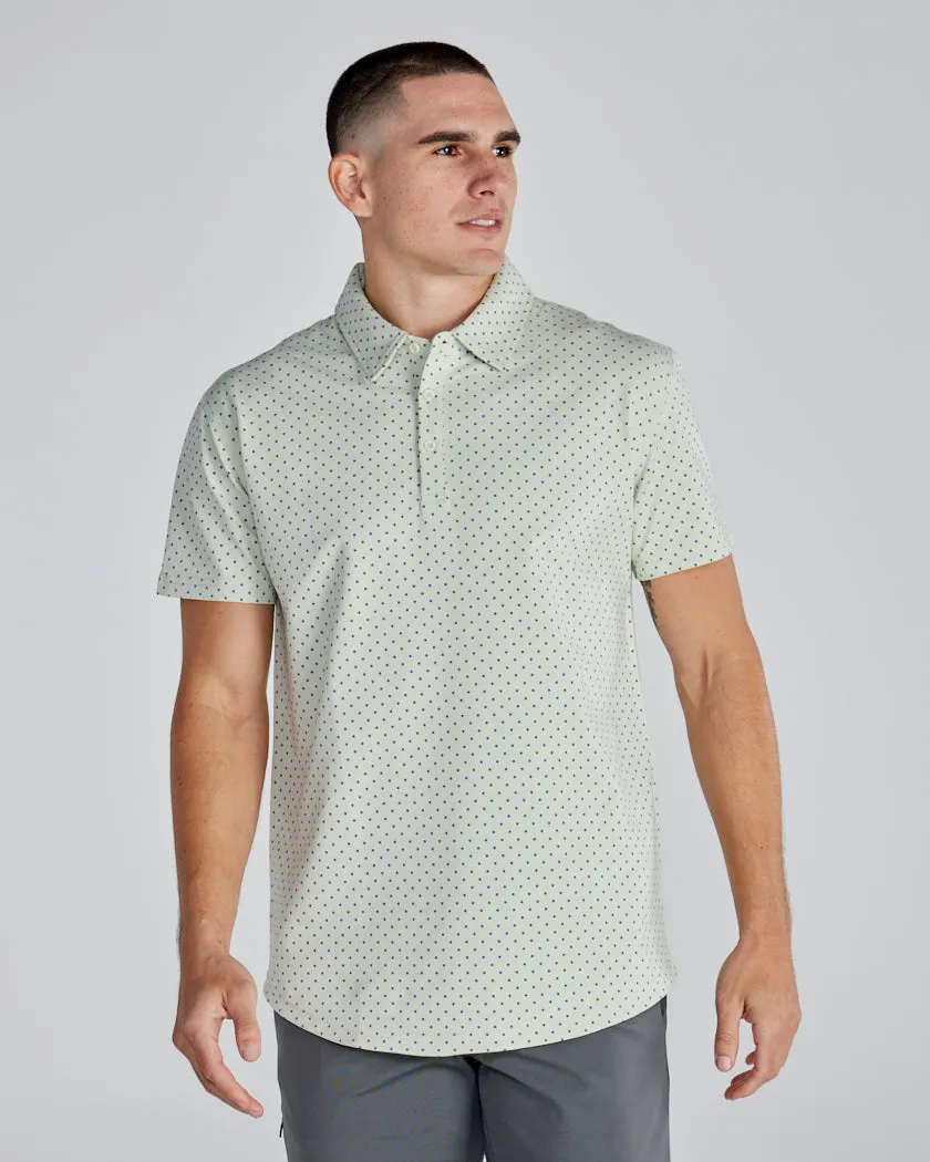 Drop-Cut: LUX Dotted Polo <!-- Size XL -->