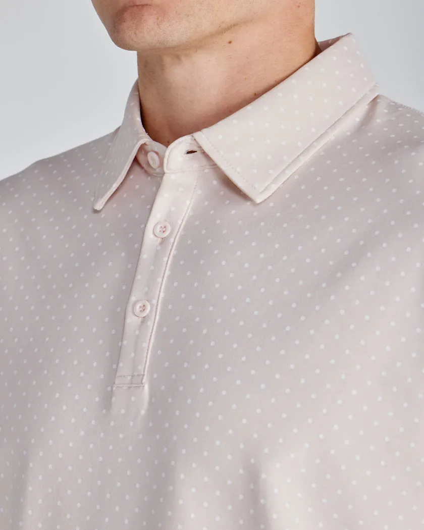 Drop-Cut: LUX Dotted Polo <!-- Size XL -->