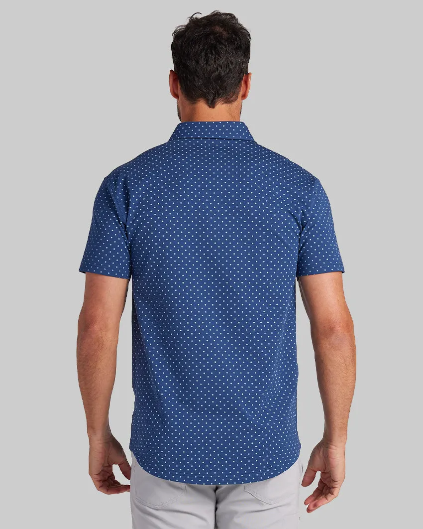 Drop-Cut: LUX Dotted Polo <!-- Size XL -->