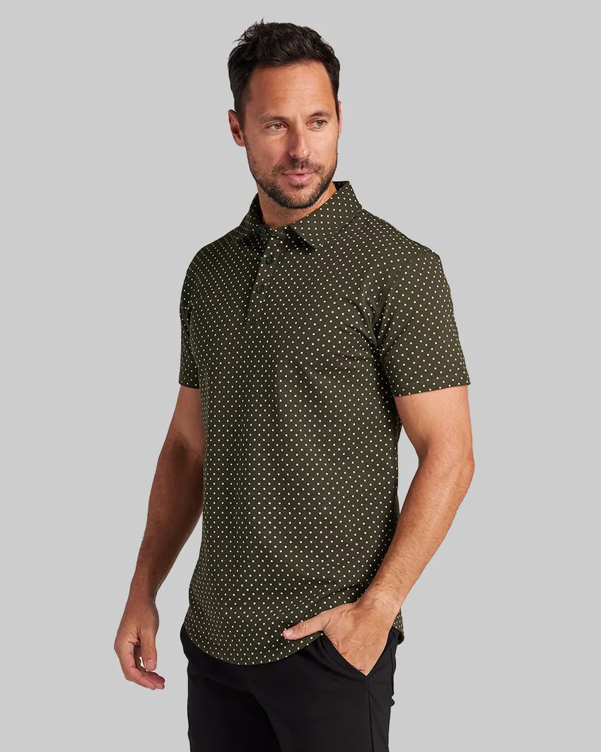 Drop-Cut: LUX Dotted Polo <!-- Size XL -->