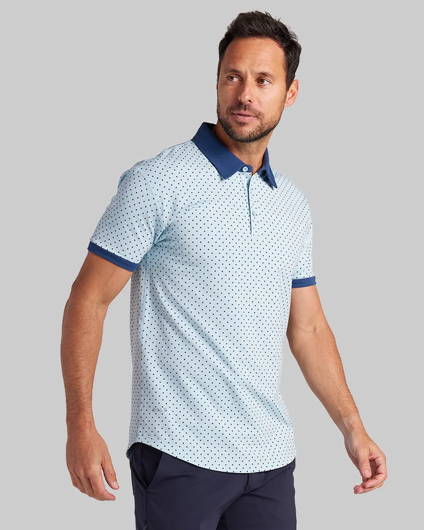 Drop-Cut: LUX Dotted Polo <!-- Size XL -->