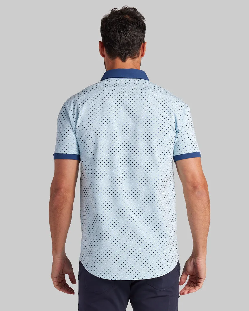 Drop-Cut: LUX Dotted Polo <!-- Size XL -->