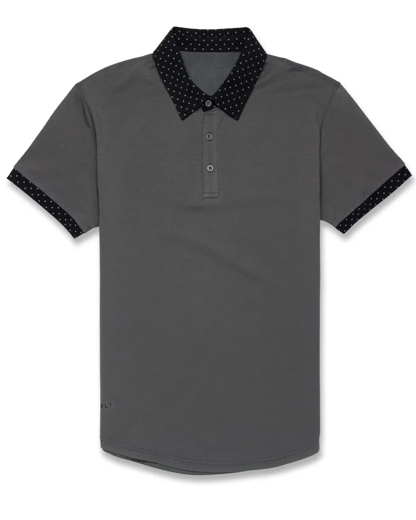 Drop-Cut: LUX Dotted Polo <!-- Size XL -->