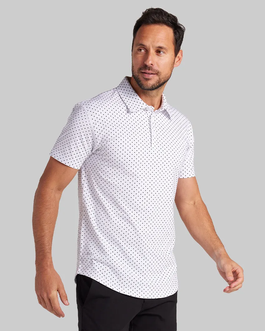 Drop-Cut: LUX Dotted Polo <!-- Size XL -->