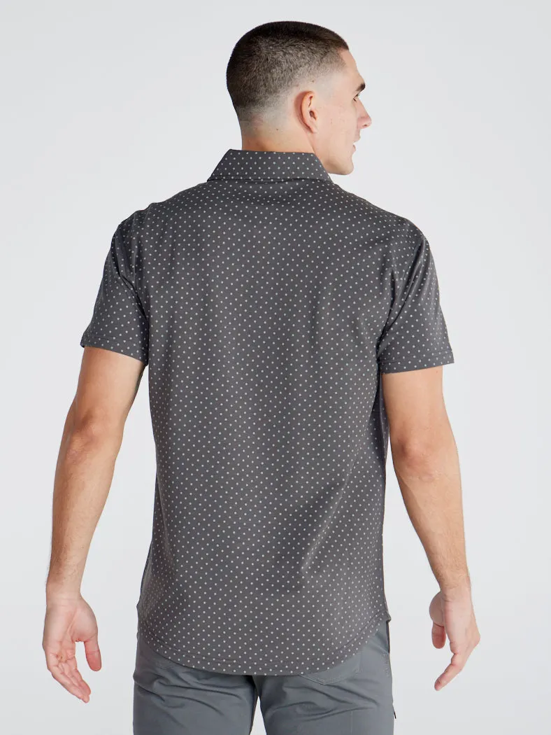 Drop-Cut: LUX Dotted Polo <!-- Size XL -->