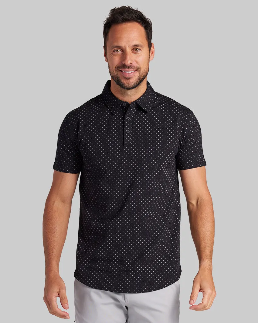 Drop-Cut: LUX Dotted Polo <!-- Size XL -->