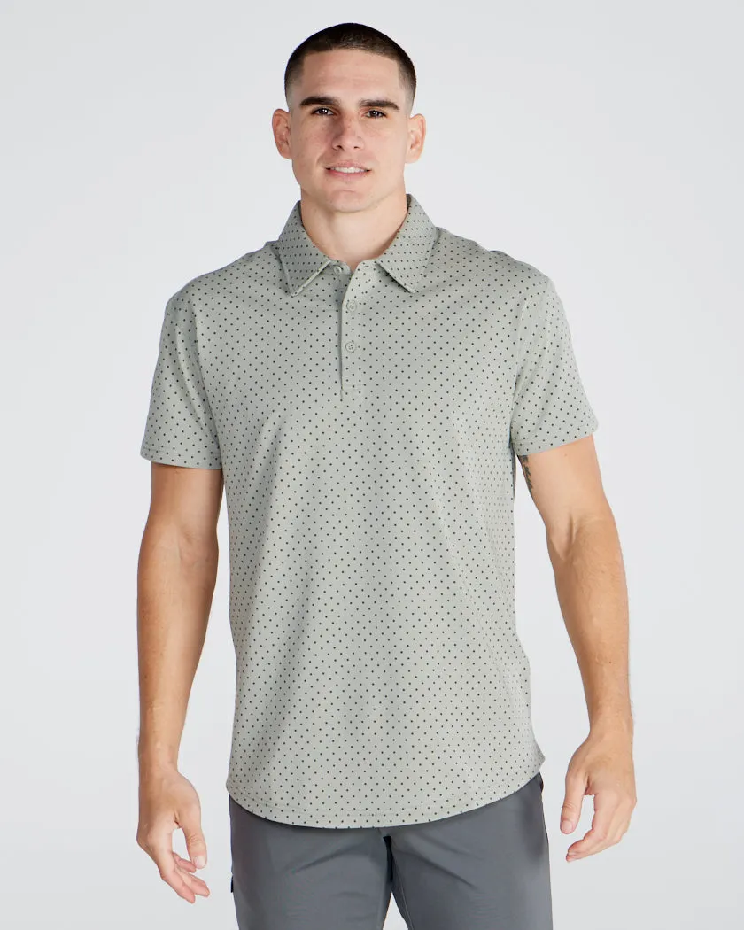 Drop-Cut: LUX Dotted Polo <!-- Size XL -->