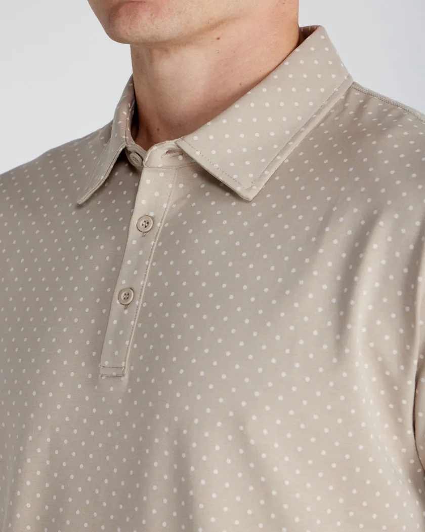 Drop-Cut: LUX Dotted Polo <!-- Size XL -->