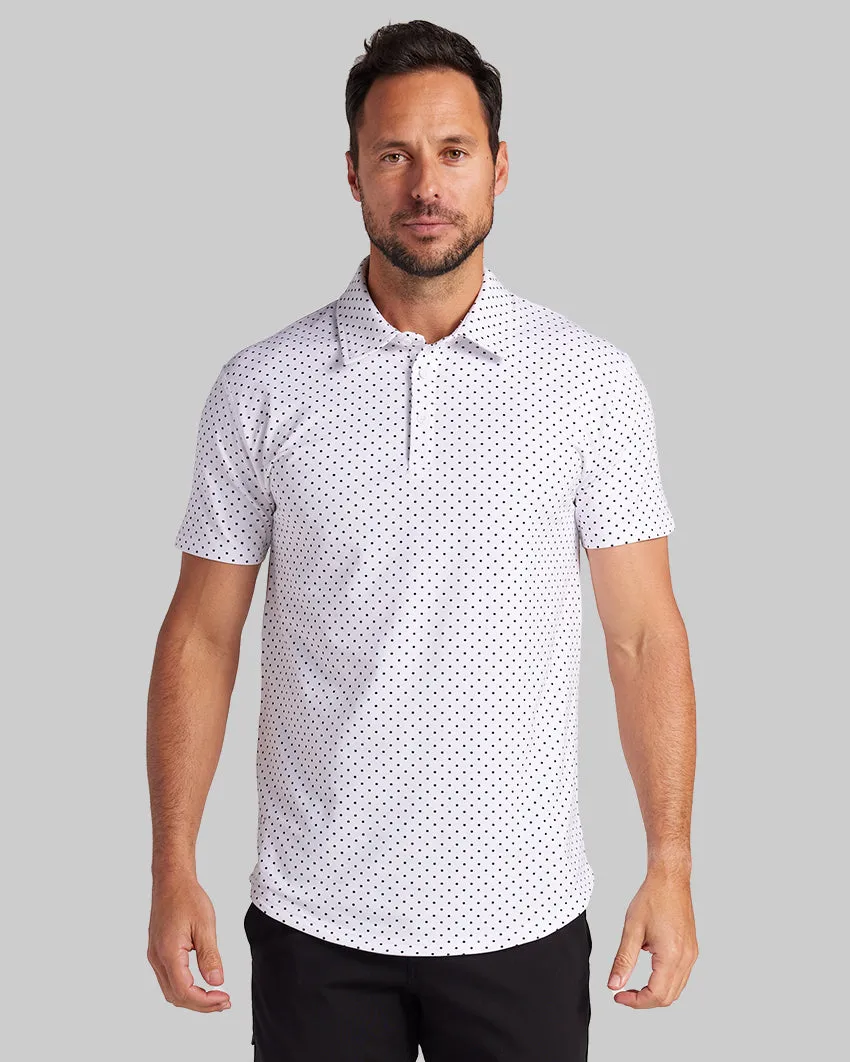 Drop-Cut: LUX Dotted Polo <!-- Size XL -->