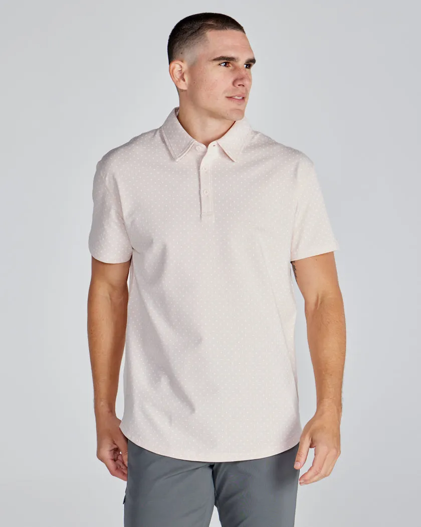 Drop-Cut: LUX Dotted Polo <!-- Size XL -->