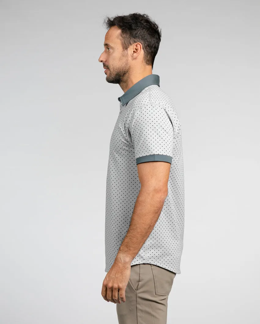 Drop-Cut: LUX Dotted Polo <!-- Size XL -->