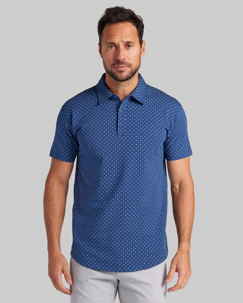 Drop-Cut: LUX Dotted Polo <!-- Size XL -->