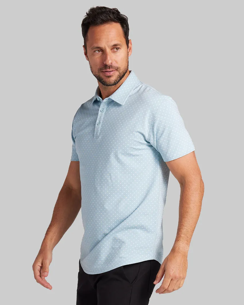 Drop-Cut: LUX Dotted Polo <!-- Size XL -->