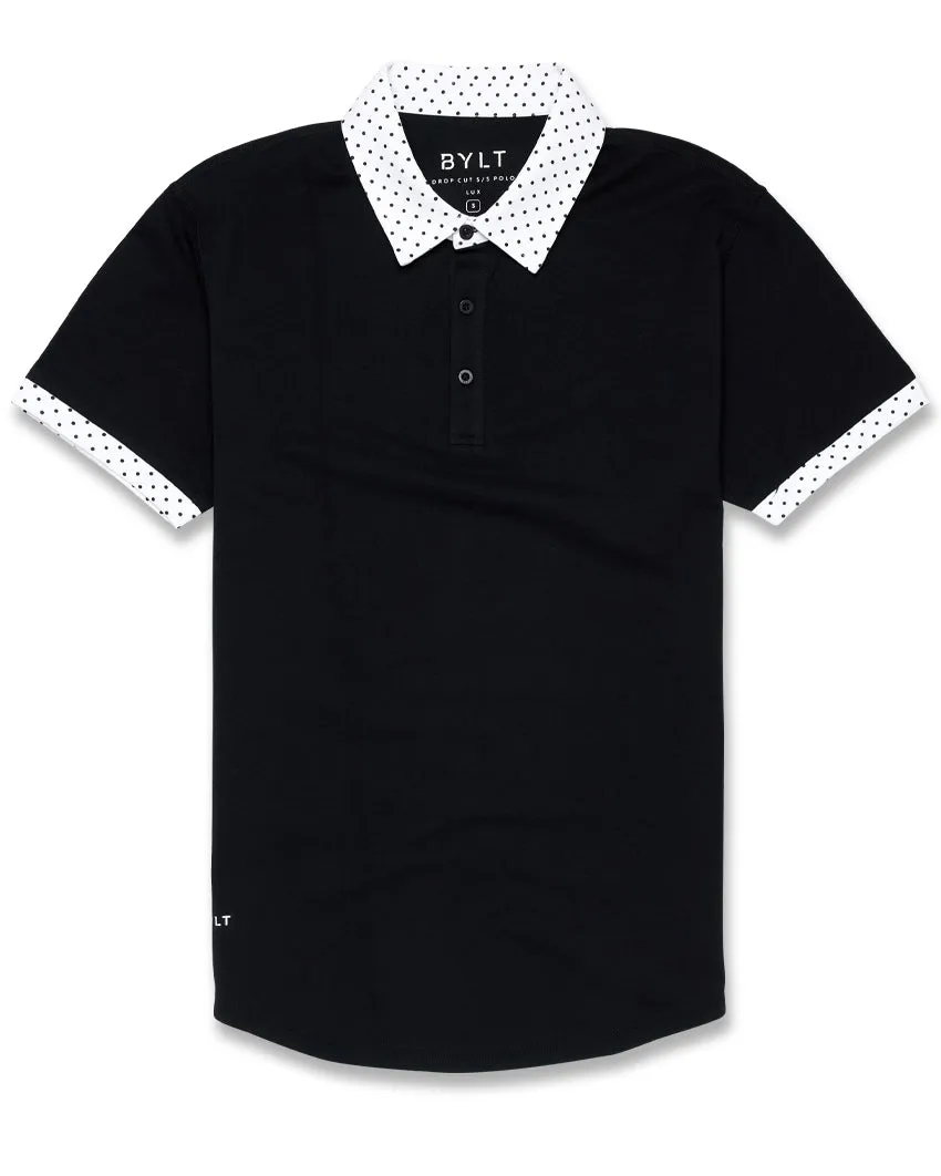 Drop-Cut: LUX Dotted Polo <!-- Size XL -->