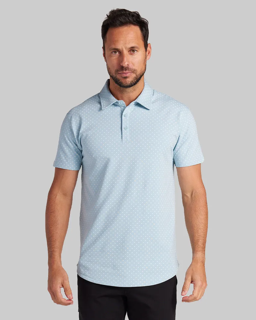 Drop-Cut: LUX Dotted Polo <!-- Size XL -->