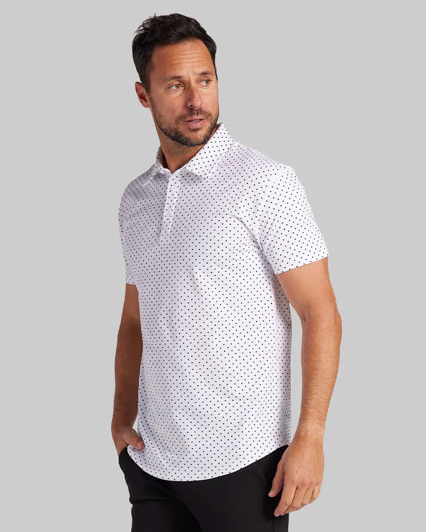 Drop-Cut: LUX Dotted Polo <!-- Size XL -->