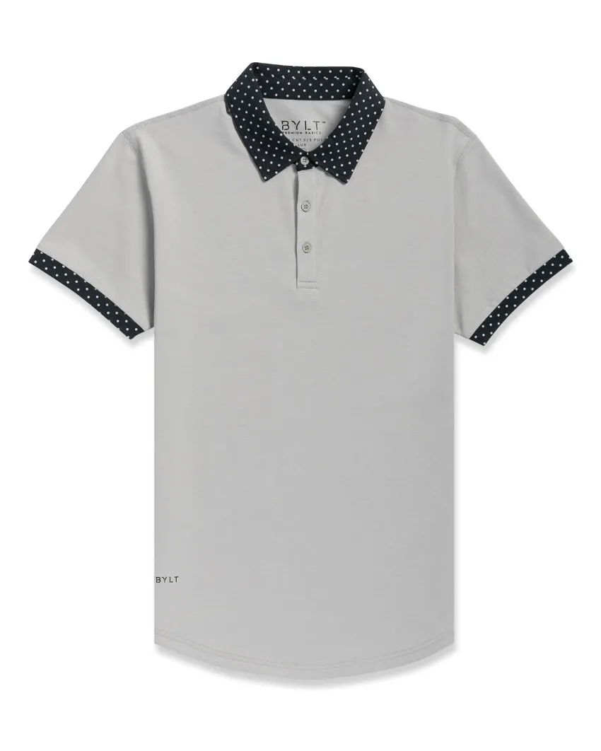 Drop-Cut: LUX Dotted Polo <!-- Size XL -->