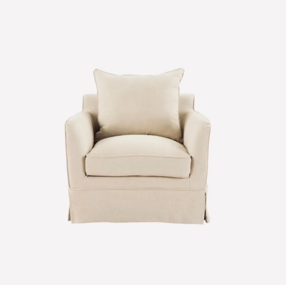 East Hampton Beige Armchair