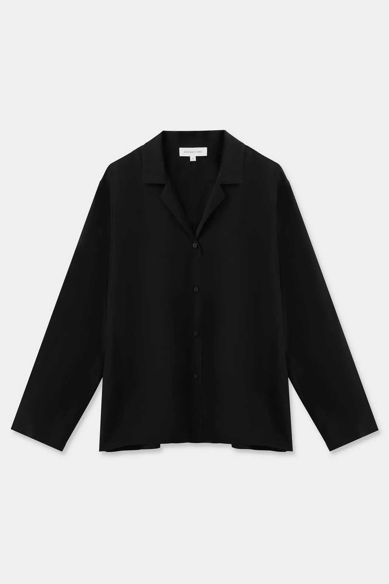 Essie Silk LS Shirt | Black